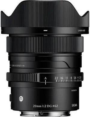 Sigma 20mm f/2 DG Contemporary Lens for Sony E, Black Sigma 20mm f/2 DG Contemporary Lens for Sony E, Black