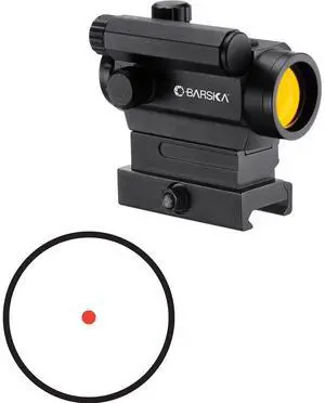 Barska 1x20 AR-X Series HQ Red Dot Sight, Illuminated 1 MOA Red Dot Reticle, Matte Black Barska 1x20 AR-X Series HQ Red Dot Sight, Illuminated 1 MOA Red Dot Reticle, Matte Black