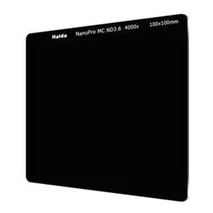 Haida NanoPro MC 100x100mm Neutral Density 4000x (3.6) Multi Coated Glass Filter Haida NanoPro MC 100x100mm Neutral Density 4000x (3.6) Multi Coated Glass Filter