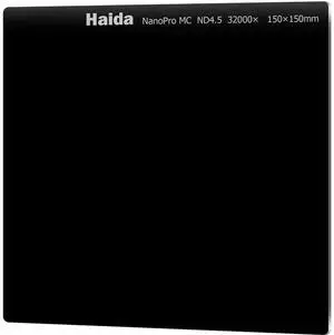 Haida NanoPro MC 150x150m Neutral Density 32000x (4.5) Multi Coated Glass Filter Haida NanoPro MC 150x150m Neutral Density 32000x (4.5) Multi Coated Glass Filter