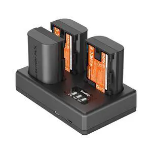 SmallRig 3x LP-E6NH 13.96Wh 1940mAh Camera Battery and Triple Charger Kit SmallRig 3x LP-E6NH 13.96Wh 1940mAh Camera Battery and Triple Charger Kit