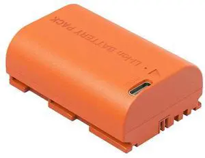 SmallRig LP-E6NH 17.28Wh 7.2V 2400mAh USB-C Rechargeable Lithium-ion Battery for Canon Cameras, Orange SmallRig LP-E6NH 17.28Wh 7.2V 2400mAh USB-C Rechargeable Lithium-ion Battery for Canon Cameras, Orange