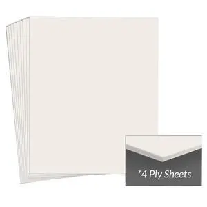 Archival Methods 100% Cotton Museum Board, 18x24", 4 Ply, Antique White, Package of 15 Archival Methods 100% Cotton Museum Board, 18x24", 4 Ply, Antique White, Package of 15
