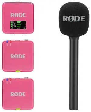Rode Interview GO - Pink Rode Interview GO - Pink