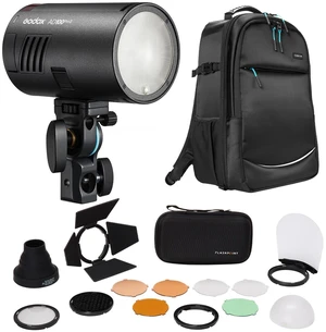 Godox AD100Pro II Pocket Flash Bundle with Backpack & Accessory Kit #AD100PROIIA Godox AD100Pro II Pocket Flash Bundle with Backpack & Accessory Kit #AD100PROIIA