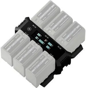Tilta 6-Channel Foldable Charging Station for L-Series/NP-F Batteries, Black Tilta 6-Channel Foldable Charging Station for L-Series/NP-F Batteries, Black