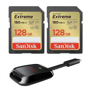 SanDisk Extreme 32GB UHS-I U3 SDHC Memory Card Bundle #SDSDXVT-032G-GUCIN A SanDisk Extreme 32GB UHS-I U3 SDHC Memory Card Bundle #SDSDXVT-032G-GUCIN A