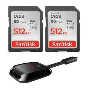 SanDisk SANDISK Ultra SDHC UHS-I Card and SDXC UHS-I Card 512GB Bundle SanDisk SANDISK Ultra SDHC UHS-I Card and SDXC UHS-I Card 512GB Bundle