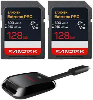 SanDisk SANDISK Extreme PRO SDXC UHS-II V60 Card128GB Bundle #SDSDXEM128GGN4INA SanDisk SANDISK Extreme PRO SDXC UHS-II V60 Card128GB Bundle #SDSDXEM128GGN4INA