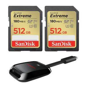 SanDisk SANDISK Extreme SD UHS-I Card 512GB Bundle SanDisk SANDISK Extreme SD UHS-I Card 512GB Bundle