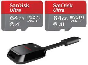 SanDisk SANDISK Ultra microSD UHS-I Card 64GB Bundle SanDisk SANDISK Ultra microSD UHS-I Card 64GB Bundle