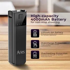 Aries 4000mAh Power Bank for DJI Osmo Pocket 3 Gimbal Camera Aries 4000mAh Power Bank for DJI Osmo Pocket 3 Gimbal Camera