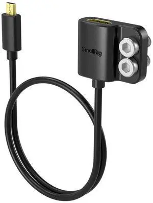 SmallRig Micro-HDMI Male to HDMI Female Data Adapter Cable for Camera SmallRig Micro-HDMI Male to HDMI Female Data Adapter Cable for Camera