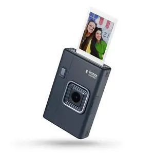 Fujifilm Instax Mini LiPlay+ Hybrid Instant Camera, Midnight Blue Fujifilm Instax Mini LiPlay+ Hybrid Instant Camera, Midnight Blue