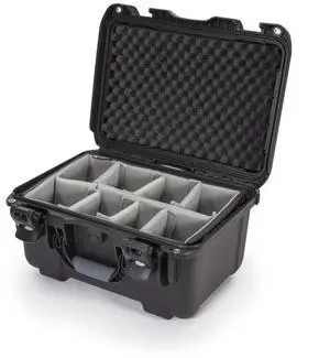 Nanuk Case w/lid org. - w/divider - Black Nanuk Case w/lid org. - w/divider - Black