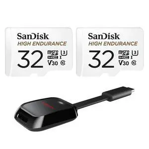 SanDisk 32GB SanDisk High Endurance microSDHC Card with Adapter Bundle SanDisk 32GB SanDisk High Endurance microSDHC Card with Adapter Bundle