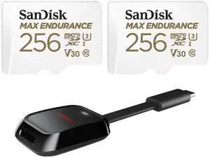 SanDisk 256GB SanDisk MAX ENDURANCE microSDHC Card with Adapter Bundle SanDisk 256GB SanDisk MAX ENDURANCE microSDHC Card with Adapter Bundle