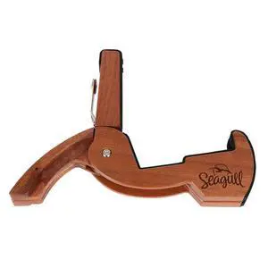 Seagull Pro G Stand In Sapele Hardwood with Logo for Guitars Seagull Pro G Stand In Sapele Hardwood with Logo for Guitars