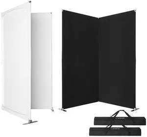 Westcott V-Flat Fabric with Frame, 2-Pack, 1x White & 1x Black Westcott V-Flat Fabric with Frame, 2-Pack, 1x White & 1x Black