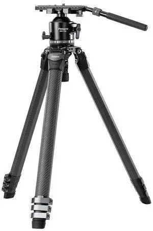 FotoPro Origin O-10 Carbon Fiber Tripod wIth MH-13Q Ball Head, Gray FotoPro Origin O-10 Carbon Fiber Tripod wIth MH-13Q Ball Head, Gray