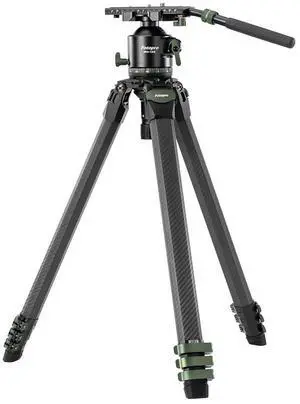 FotoPro Origin O-10 Carbon Fiber Tripod wIth MH-13Q Ball Head, Green FotoPro Origin O-10 Carbon Fiber Tripod wIth MH-13Q Ball Head, Green