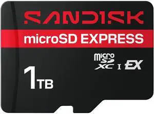 SanDisk microSD Expresss NVMe 1TB MicroSD 880MB/s(R) / 800MB/s(W) SanDisk microSD Expresss NVMe 1TB MicroSD 880MB/s(R) / 800MB/s(W)