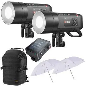 Slinger XPLOR 400 Pro II R2 TTL All-in-One Outdoor Flash, 2-Pack, Bundle with Wireless Trigger for Nikon, Backpack and 2x 40" Translucent Umbrella Slinger XPLOR 400 Pro II R2 TTL All-in-One Outdoor Flash, 2-Pack, Bundle with Wireless Trigger for Nikon, Backpack and 2x 40" Translucent Umbrella