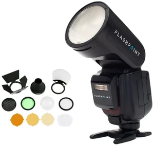 Flashpoint Zoom Li-on X PRO R2 TTL On Camera Round Speedlight Flash for Fujifilm with Round Head Flash Accessory Kit Flashpoint Zoom Li-on X PRO R2 TTL On Camera Round Speedlight Flash for Fujifilm with Round Head Flash Accessory Kit