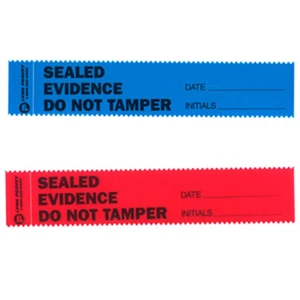 Lynn Peavey Zipr-Weld Evidence Strips with "Sealed Evidence Do Not Tamper", Pack of 100, Red, Lynn Peavey Zipr-Weld Evidence Strips with "Sealed Evidence Do Not Tamper", Pack of 100, Red,