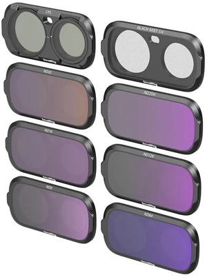 SmallRig ND, CPL and 1/4 Black Diffusion Filter Kit for Insta360 Luna Ultra Gimbal Camera SmallRig ND, CPL and 1/4 Black Diffusion Filter Kit for Insta360 Luna Ultra Gimbal Camera