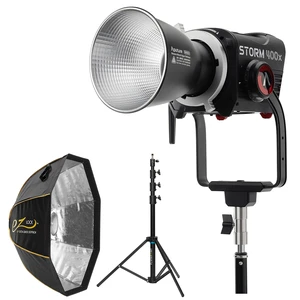 Aputure STORM 400x 400W BLAIR LED Light, Gold Mount,w/Softbox Light Stand Aputure STORM 400x 400W BLAIR LED Light, Gold Mount,w/Softbox Light Stand