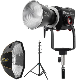 Aputure STORM 400x 400W BLAIR LED Light, V-Mount,with Softbox Light Stand Aputure STORM 400x 400W BLAIR LED Light, V-Mount,with Softbox Light Stand
