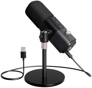 NearStream AM25X Supercardioid XLR/USB Condenser Podcast Microphone with Desktop Stand NearStream AM25X Supercardioid XLR/USB Condenser Podcast Microphone with Desktop Stand