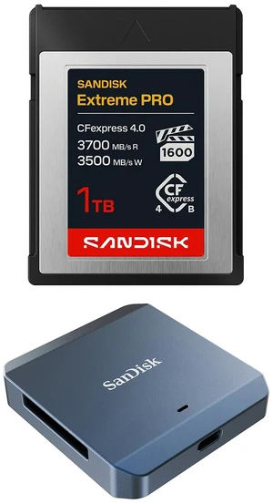 SanDisk Extreme PRO CFexpress 4.0 Type-B Memory Card - 1TB, With Recorder SanDisk Extreme PRO CFexpress 4.0 Type-B Memory Card - 1TB, With Recorder