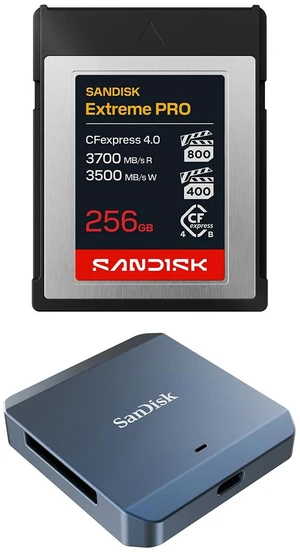 SanDisk Extreme PRO CFexpress 4.0 Type-B Memory Card - 256GB, With Recorder SanDisk Extreme PRO CFexpress 4.0 Type-B Memory Card - 256GB, With Recorder