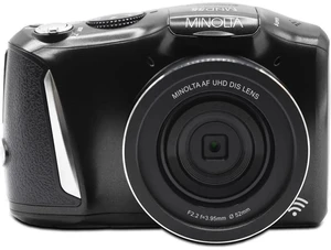 Minolta MND55 64MP 4K Ultra HD Wi-Fi Digital Camera without Memory Card, Black Minolta MND55 64MP 4K Ultra HD Wi-Fi Digital Camera without Memory Card, Black