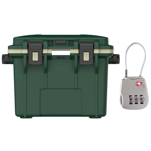 Pelican 14QT Personal Cooler - Hunter Green/Tan, with TSA Combination Lock Pelican 14QT Personal Cooler - Hunter Green/Tan, with TSA Combination Lock