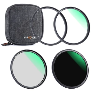 K&F Concept 72mm 3-Piece Magnetic Lens Filter Kit with MCUV, CPL and ND1000 HD Filters K&F Concept 72mm 3-Piece Magnetic Lens Filter Kit with MCUV, CPL and ND1000 HD Filters