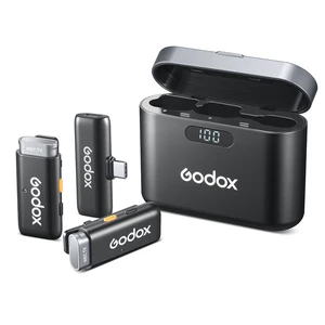 Godox GODOX WES2 KIT 2 2.4GHZ MIC SYSTEM Godox GODOX WES2 KIT 2 2.4GHZ MIC SYSTEM