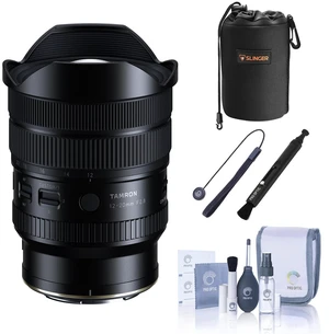 Tamron 12-20mm f/2.8 Di III Lens for Nikon Z, Bundle with Lens Pouch, Lens Pen Cleaner, Lens Cap Tether and Cleaning Kit Tamron 12-20mm f/2.8 Di III Lens for Nikon Z, Bundle with Lens Pouch, Lens Pen Cleaner, Lens Cap Tether and Cleaning Kit