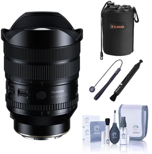 Tamron 12-20mm f/2.8 Di III Lens for Sony E, Bundle with Lens Pouch, Lens Pen Cleaner, Lens Cap Tether and Cleaning Kit Tamron 12-20mm f/2.8 Di III Lens for Sony E, Bundle with Lens Pouch, Lens Pen Cleaner, Lens Cap Tether and Cleaning Kit