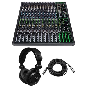 Mackie ProFXv3 16-Channel Professional Effects Mixer, Bundle with TAPH100 Studio Monitor Headphones and 25' XLR Microphone Cable Mackie ProFXv3 16-Channel Professional Effects Mixer, Bundle with TAPH100 Studio Monitor Headphones and 25' XLR Microphone Cable
