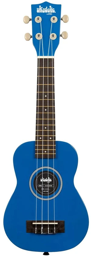 Kala Ukadelic Soprano Ukulele - Blue Ink Kala Ukadelic Soprano Ukulele - Blue Ink