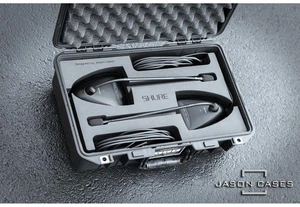 Jason Cases Hard Case with Laser-Cut Foam for 2x Shure MX412 Microphone Jason Cases Hard Case with Laser-Cut Foam for 2x Shure MX412 Microphone
