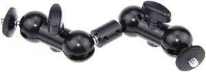 CAMVATE 360 Degree 1/4" Articulating Magic Arm Mount Adapter, 7", Black Levers