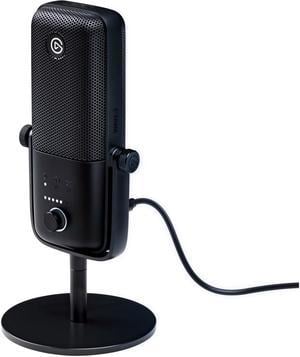 Elgato Wave:3 - USB Condenser Microphone and Digital Mixer for Streaming, Recording, Podcasting - Clipguard, Capacitive Mute, Plug & Play for PC / Mac