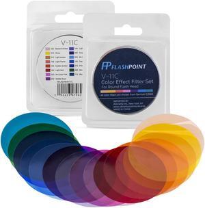 Flashpoint V-11C Color Effect Filter Set For Round Flash Head (Godox V-11C)