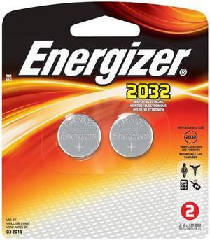Energizer Lithium Coin Cell 2032 3V Battery, 2 Per Pack