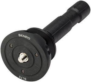 Benro BL75 75mm Half Ball Adapter for 3/8"-16 Flat Base Tripod Heads