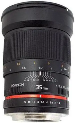 Rokinon 35mm f/1.4 Manaul Focus Lens for Four Thirds System #RK35M-O